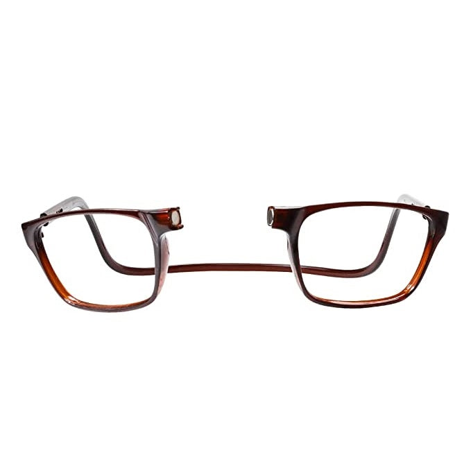 Affaires Magnetic Reading Spectacle Glasses For Near Vision Color Brown