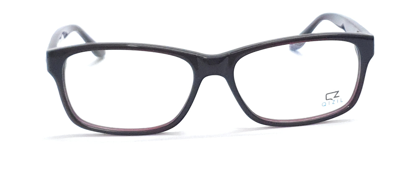 Qizil rectangle eyeglasses 8545 brown