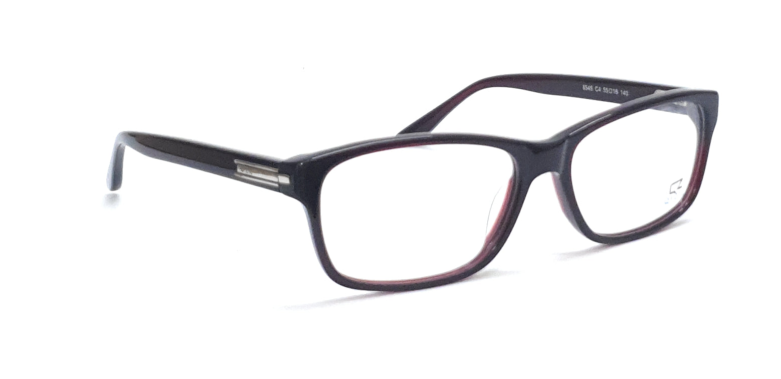 Qizil rectangle eyeglasses 8545 brown