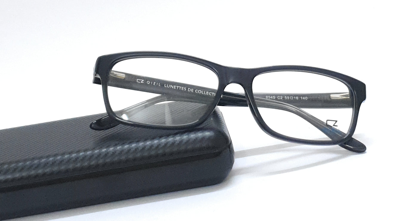 Qizil rectangle eyeglasses 8545 light grey