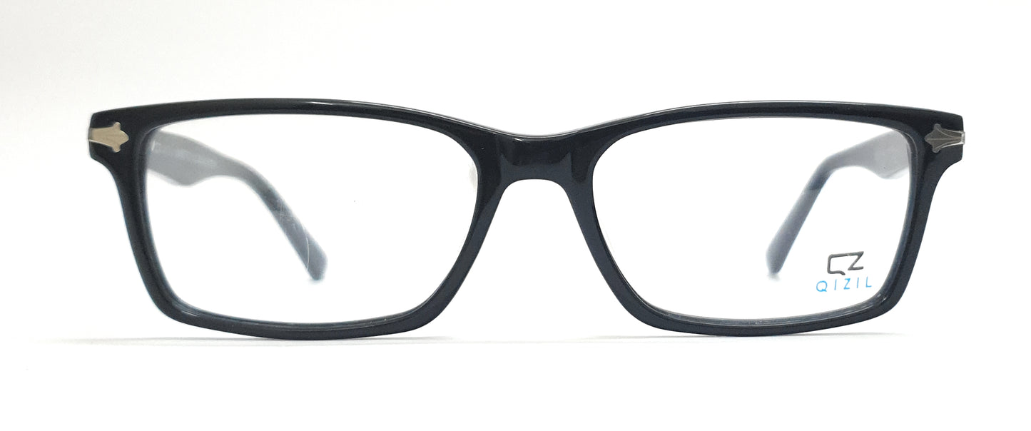 Qizil Eyeglasses Rectangle Spectacle 8562 Black