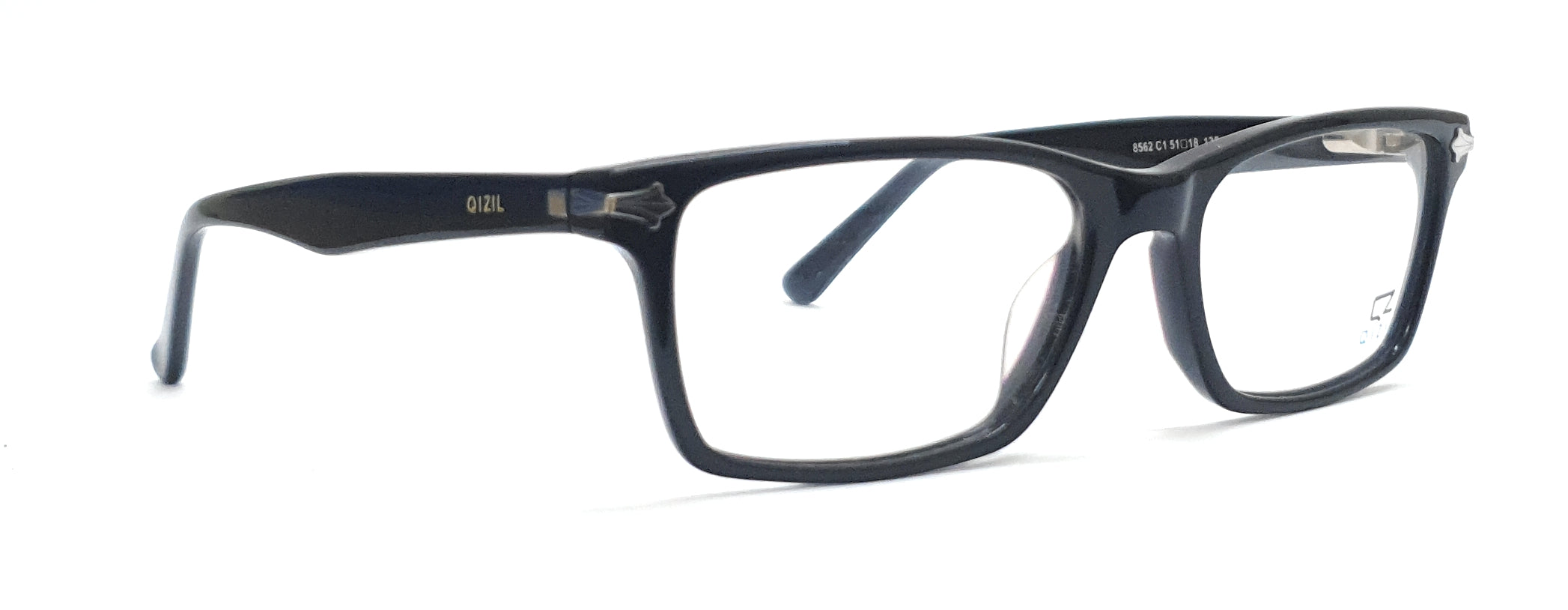 Qizil rectangle eyeglasses 8562 black