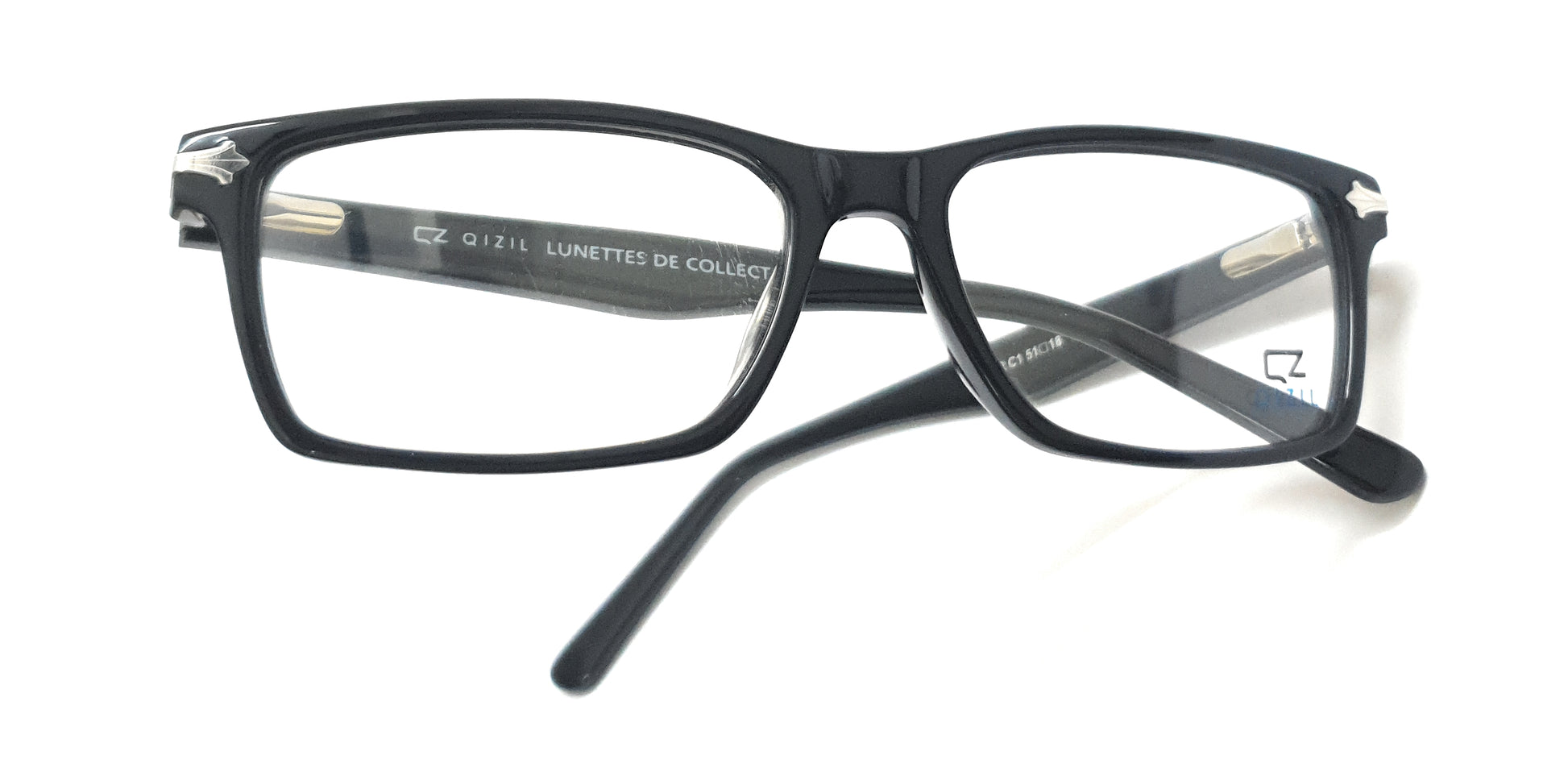 Qizil rectangle eyeglasses 8562 black