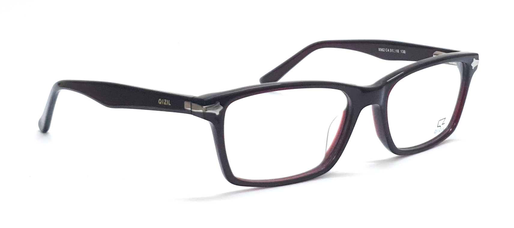 Stylish brown rectangle spectacles