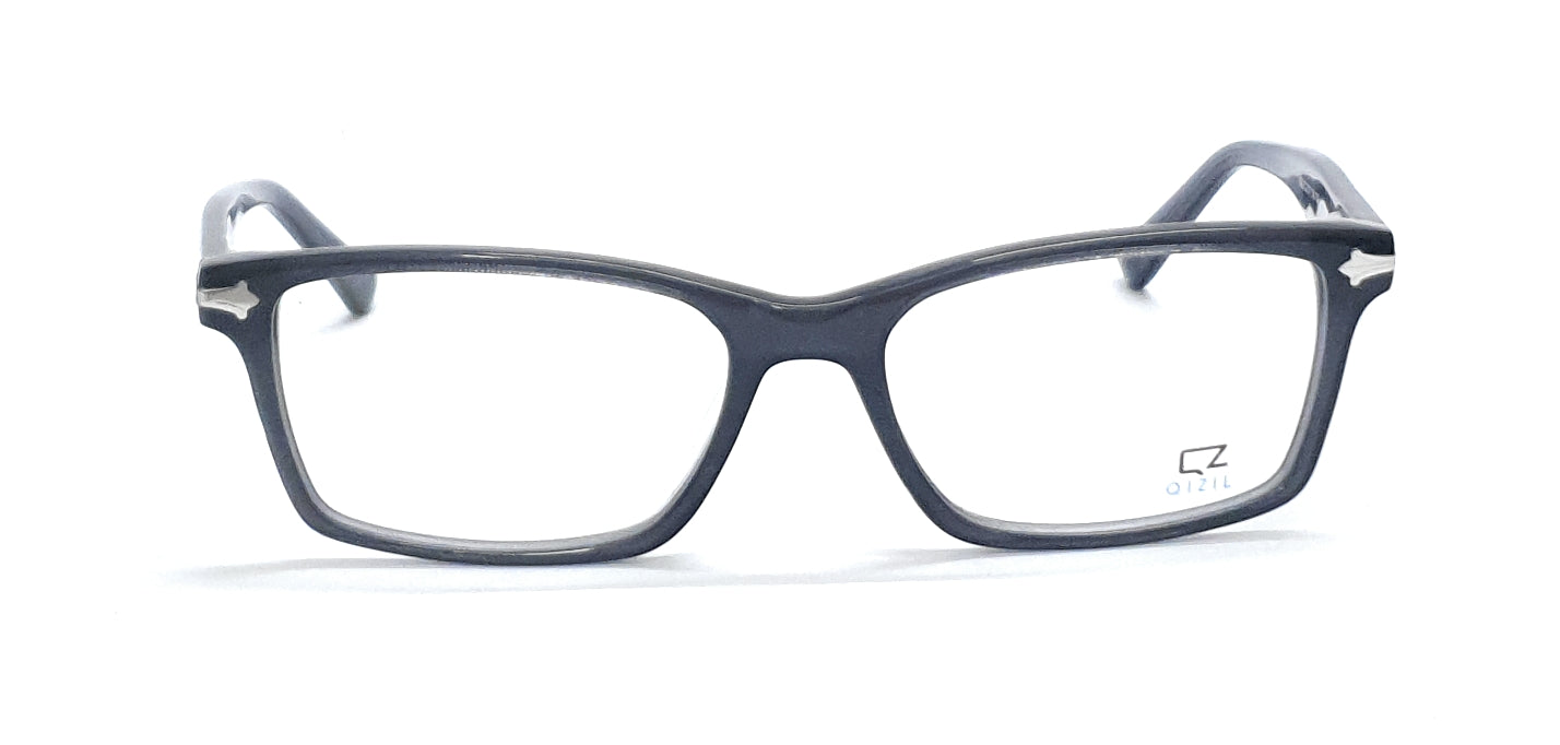 Stylish dark grey rectangle spectacles