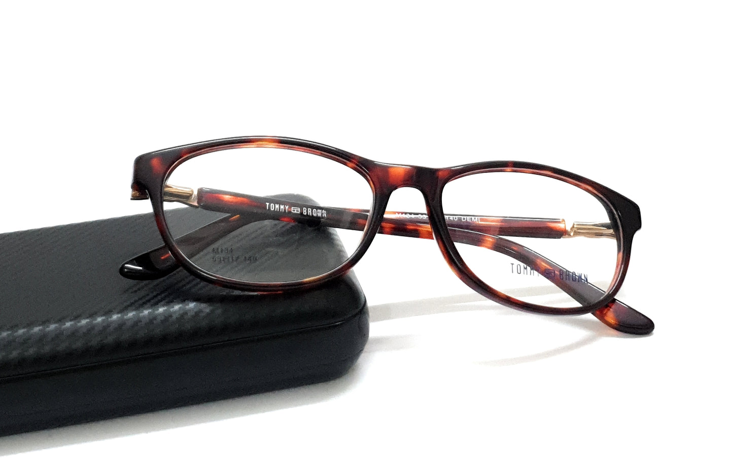 Tommy Brown Styles Eyeglasses M134 DA Brown Spectacle
