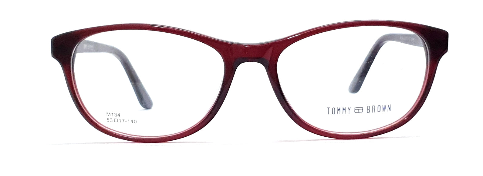 Tommy Brown Styles Eyeglasses M134 Wine Spectacle