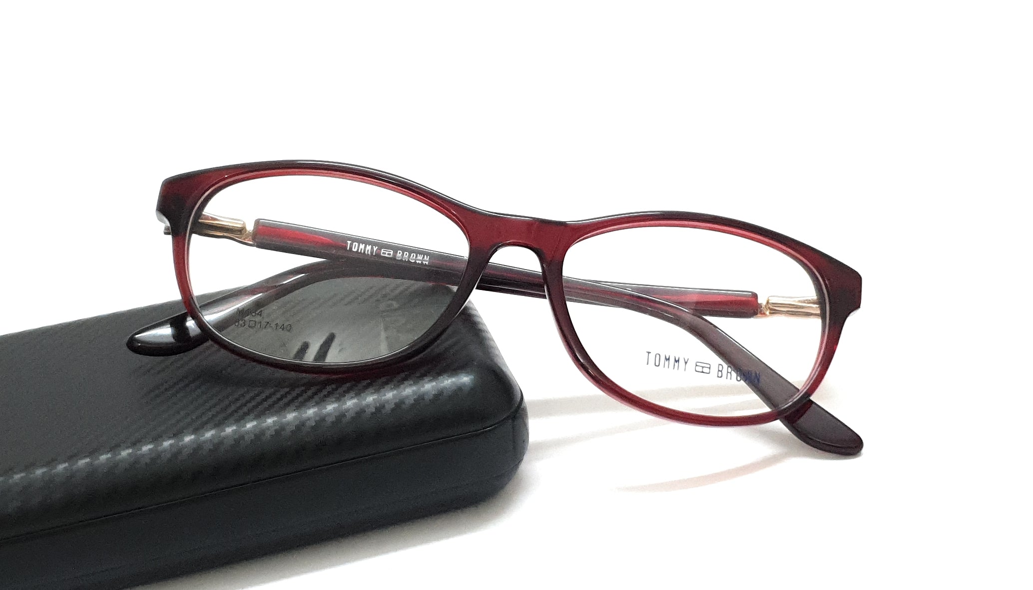 Tommy Brown Styles Eyeglasses M134 Wine Spectacle