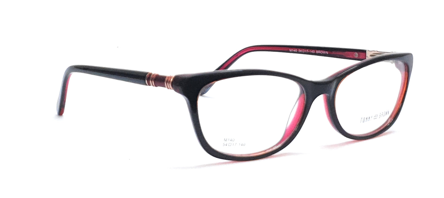 Tommy Brown Styles Eyeglasses M140 Brown Spectacle