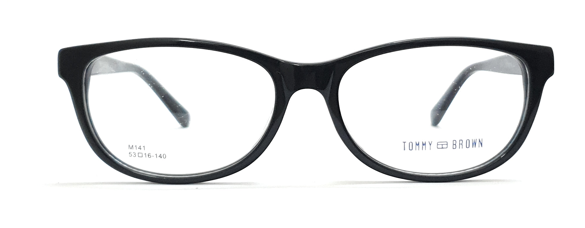 Tommy Brown Fashionable Eyeglasses M141 Black Spectacle