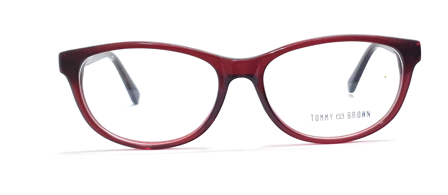 Tommy Brown Fashionable Eyeglasses M141 Wine Spectacle