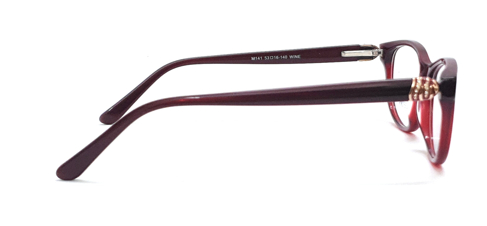 Tommy Brown Fashionable Eyeglasses M141 Wine Spectacle