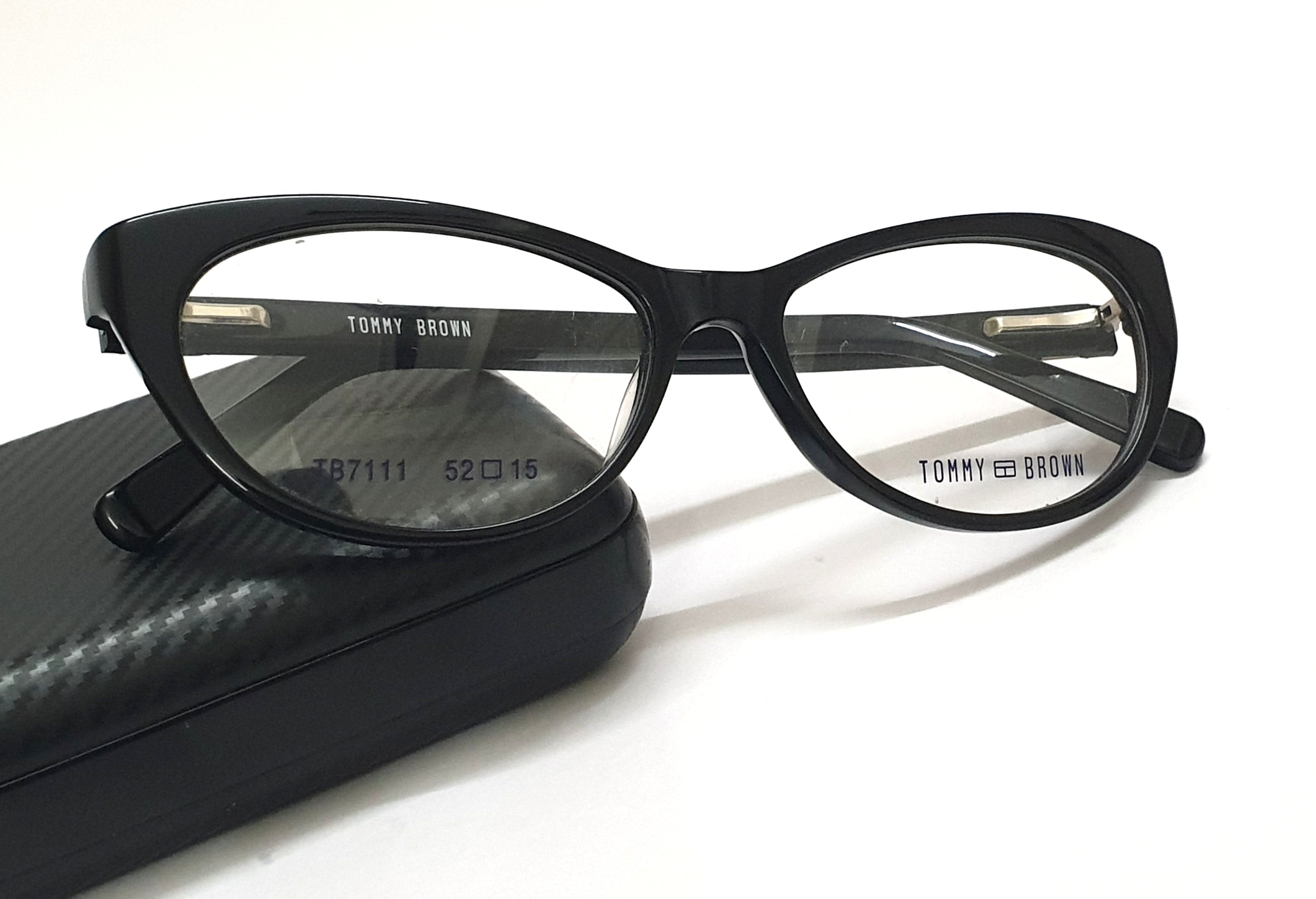 Tommy Brown Cateye Eyeglasses TB7111 Black