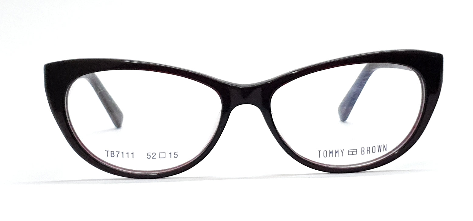 Tommy Brown Cateye Eyeglasses TB7111 Brown