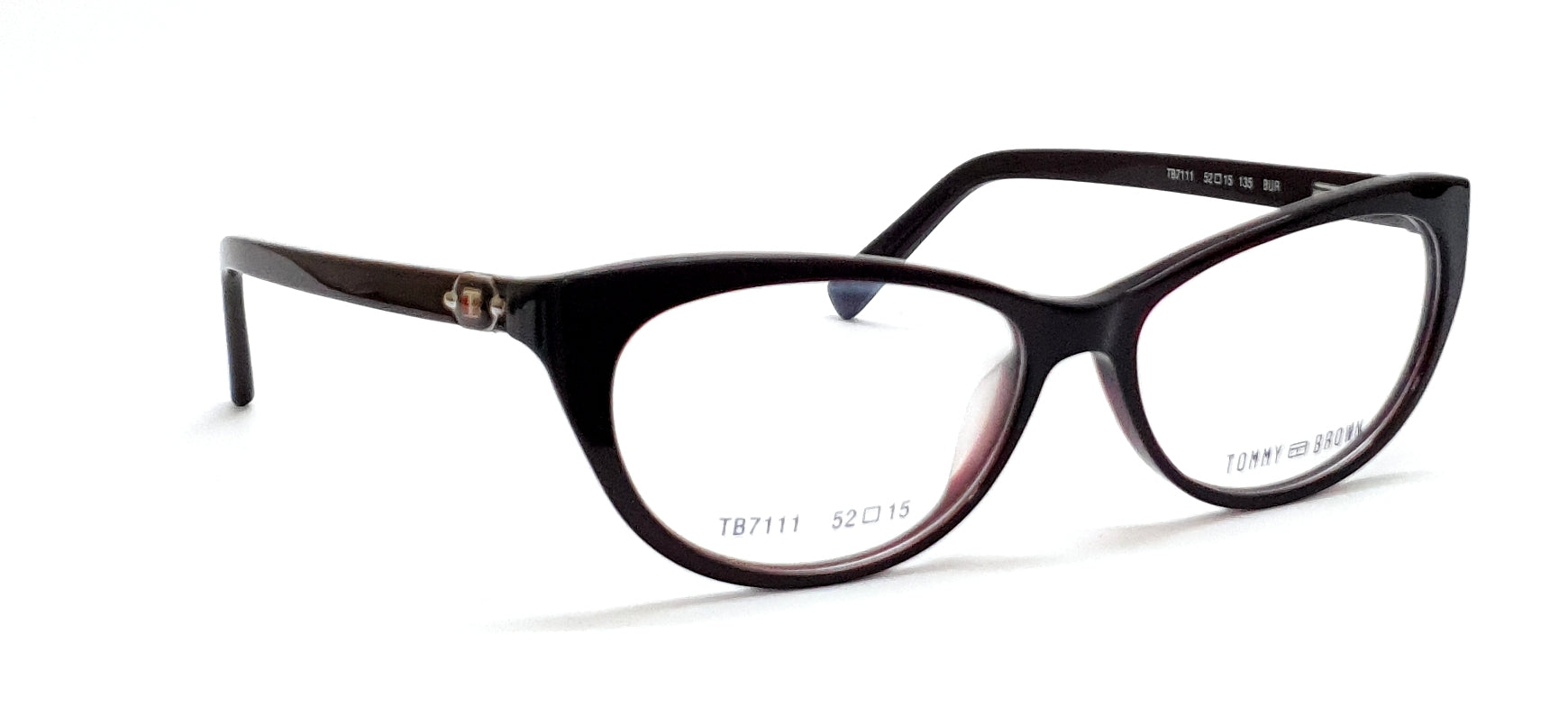 Tommy Brown Cateye Eyeglasses TB7111 Brown