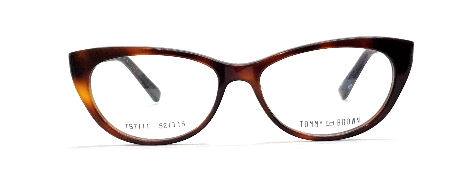 Tommy Brown Cateye Eyeglasses TB7111 DA Brown