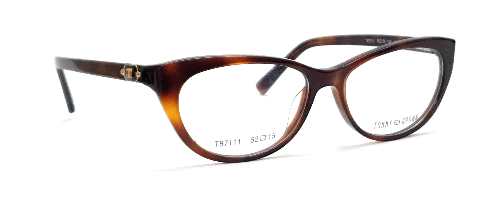 Tommy Brown Cateye Eyeglasses TB7111 DA Brown