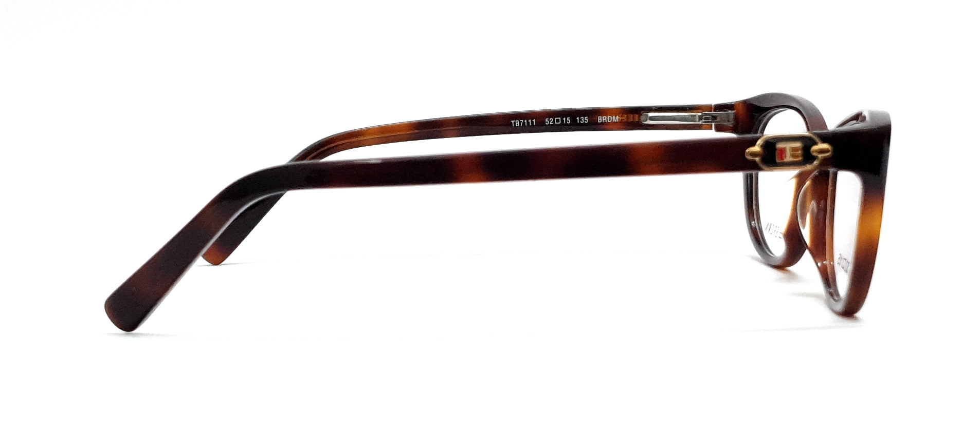 Tommy Brown Cateye Eyeglasses TB7111 DA Brown