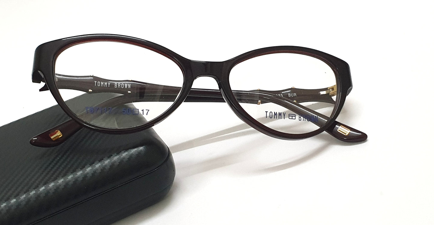 Tommy Brown Cateye Eyeglasses TB7117 Brown