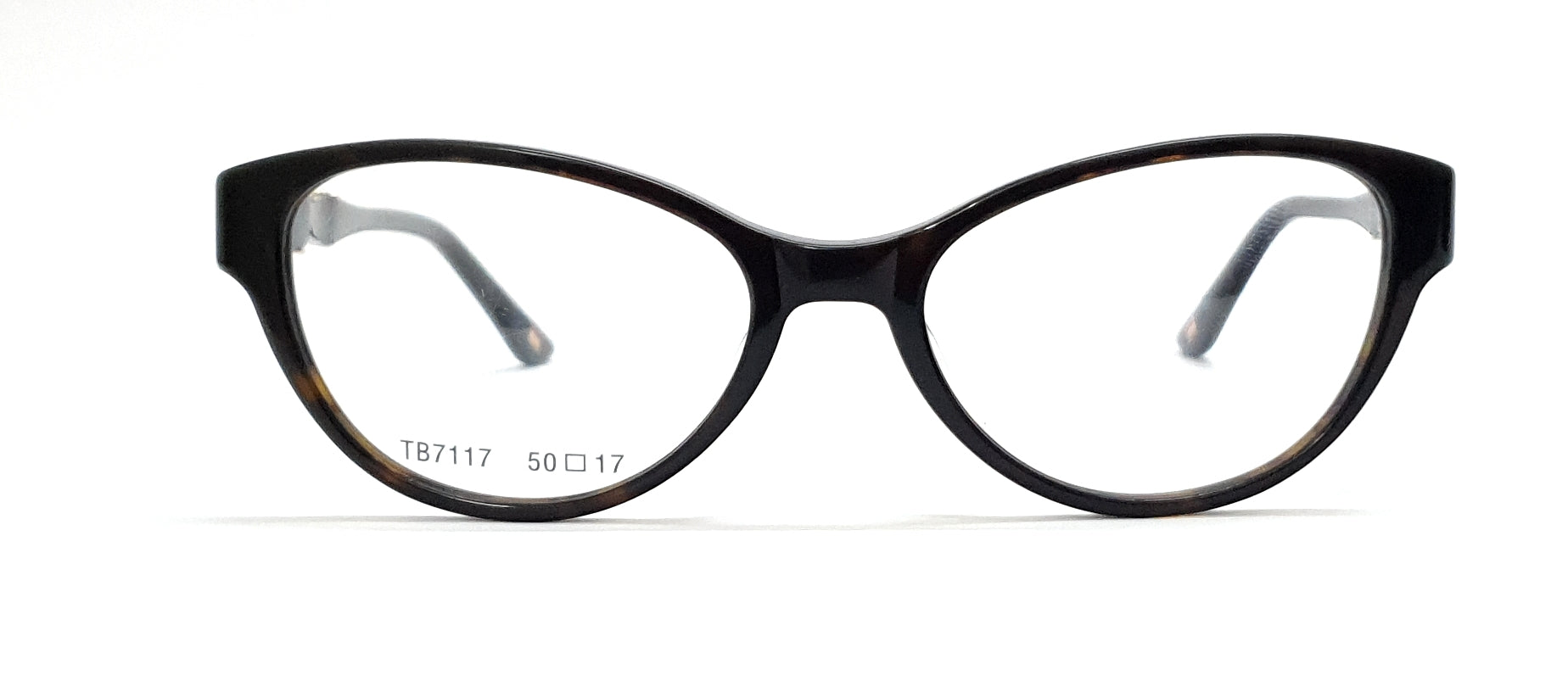 Tommy Brown Cateye Eyeglasses TB7117 DA-Brown