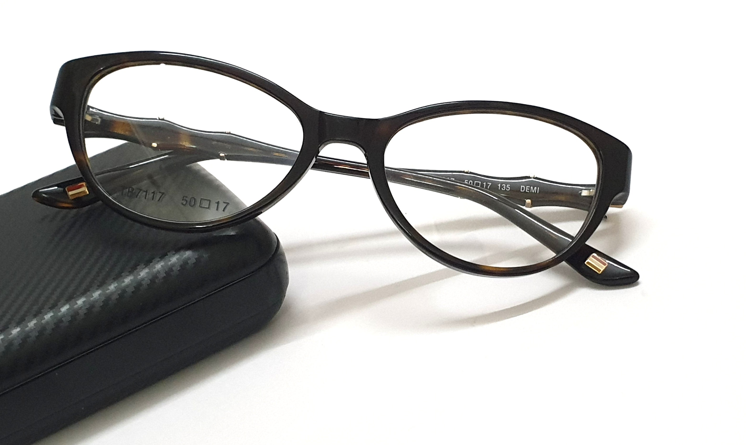 Tommy Brown Cateye Eyeglasses TB7117 DA-Brown