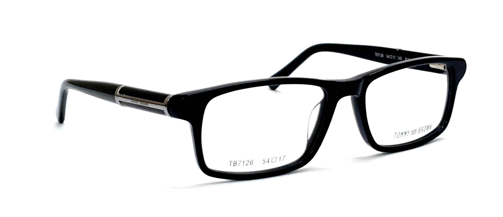 Rectangle Tommy Brown Eyeglasses TB7126 Black