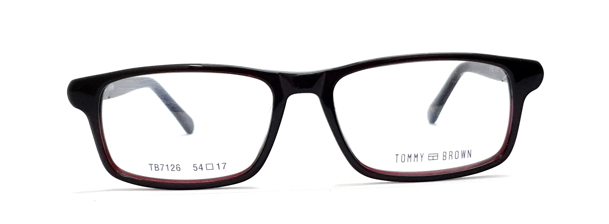 Rectangle Tommy Brown Eyeglasses TB7126 Brown