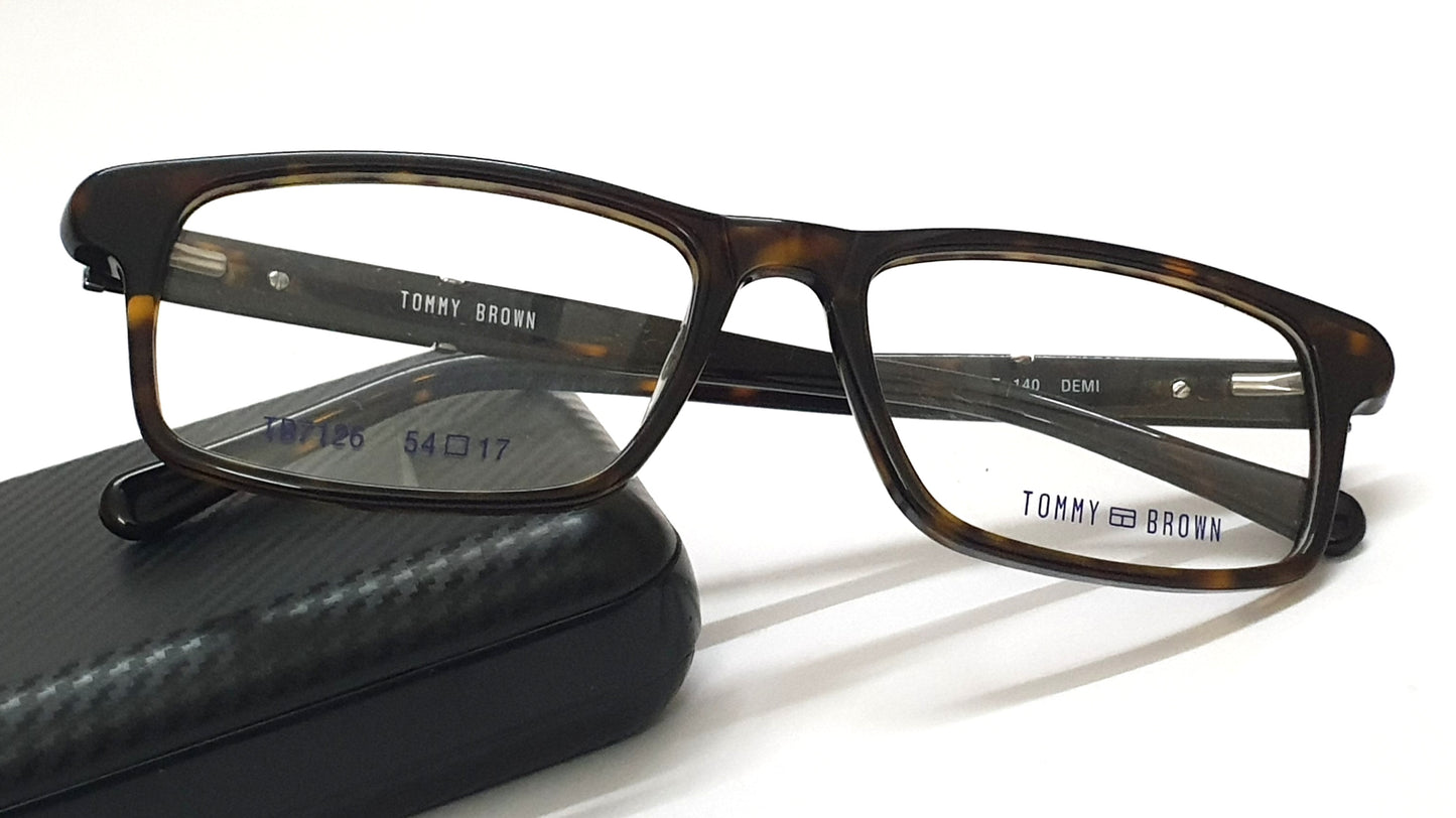 Rectangle Tommy Brown Eyeglasses TB7126 Brown
