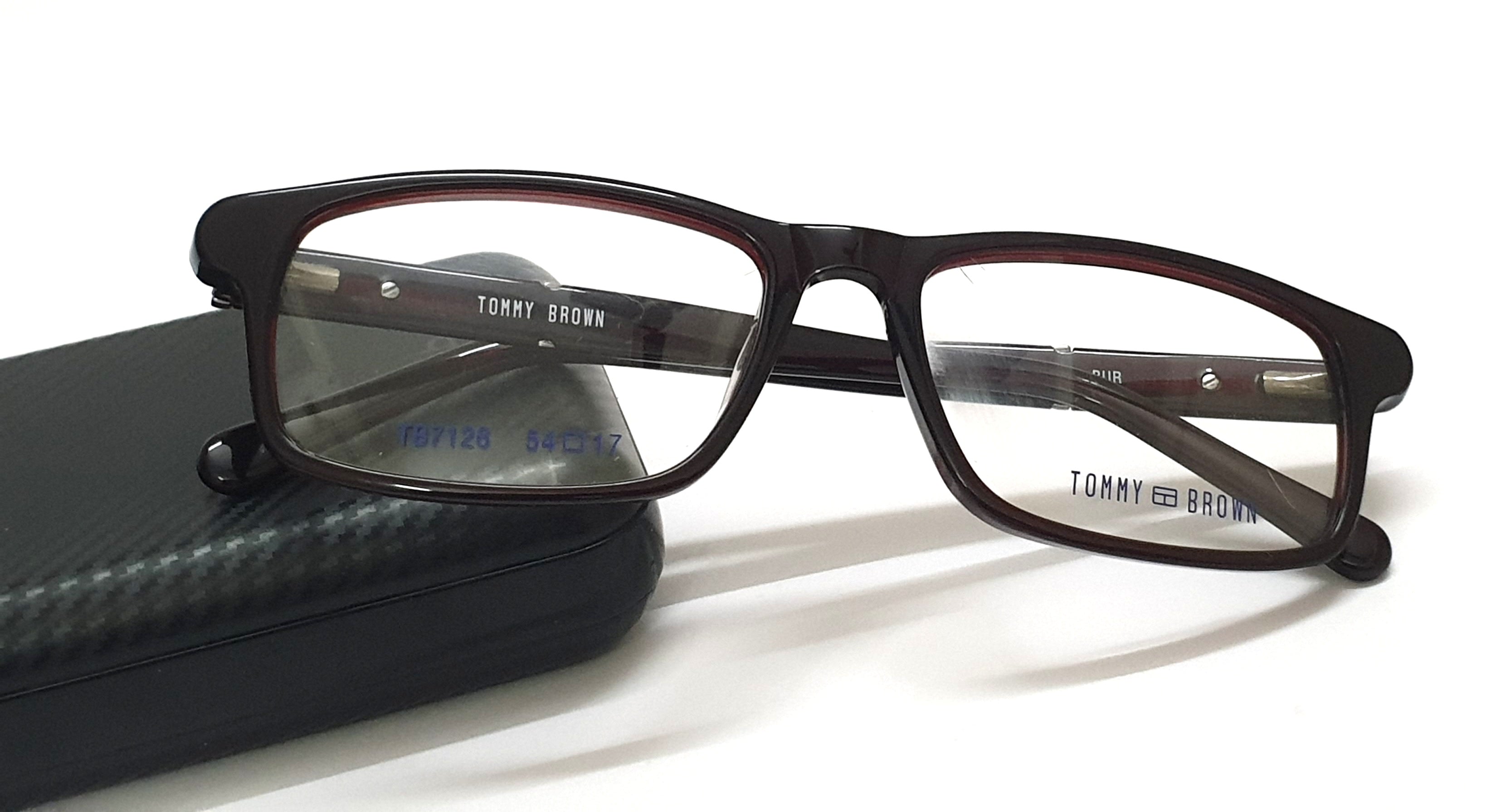 Rectangle Tommy Brown Eyeglasses TB7126 DA Brown