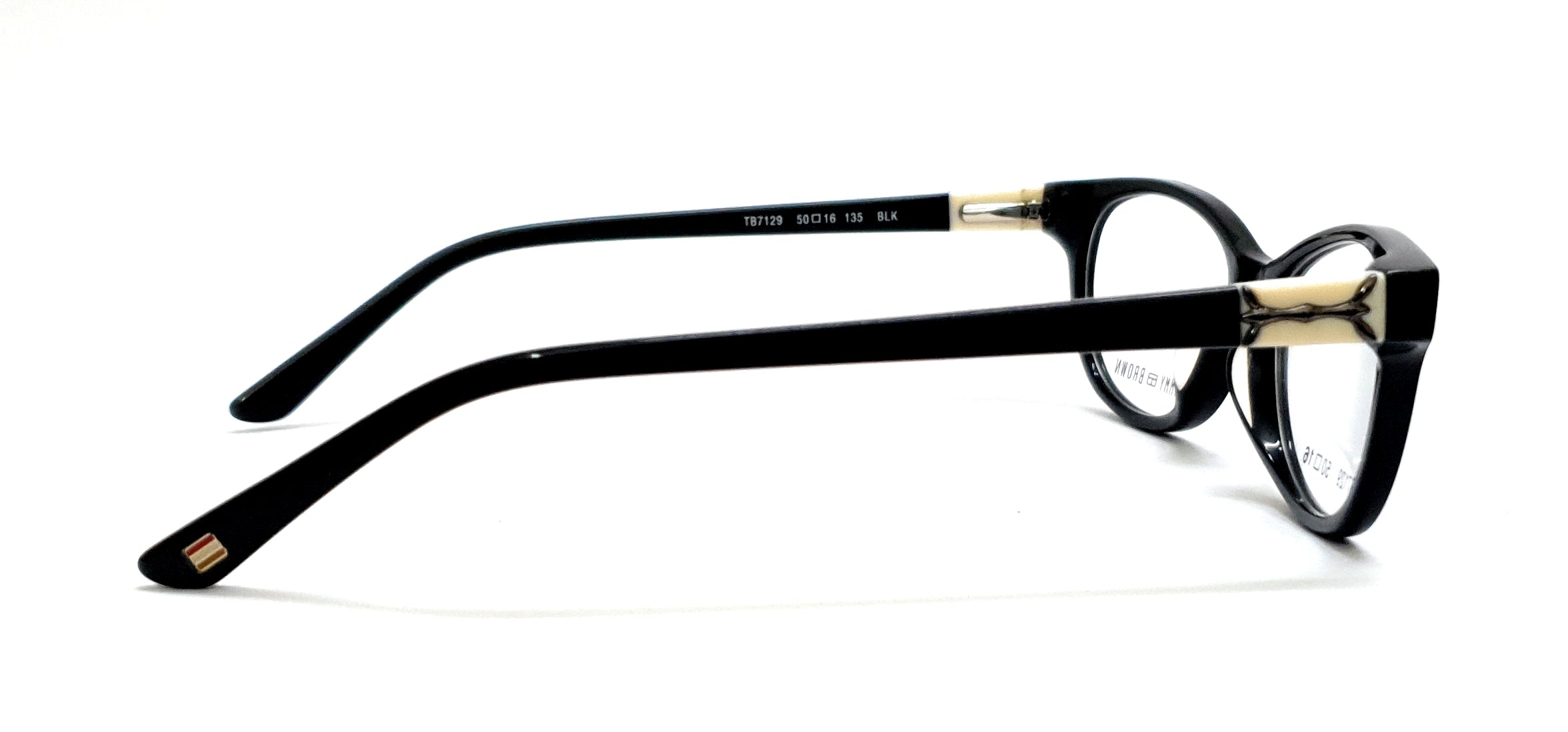 Tommy Brown Fashionable Cateye Spectacle TB7129 Black