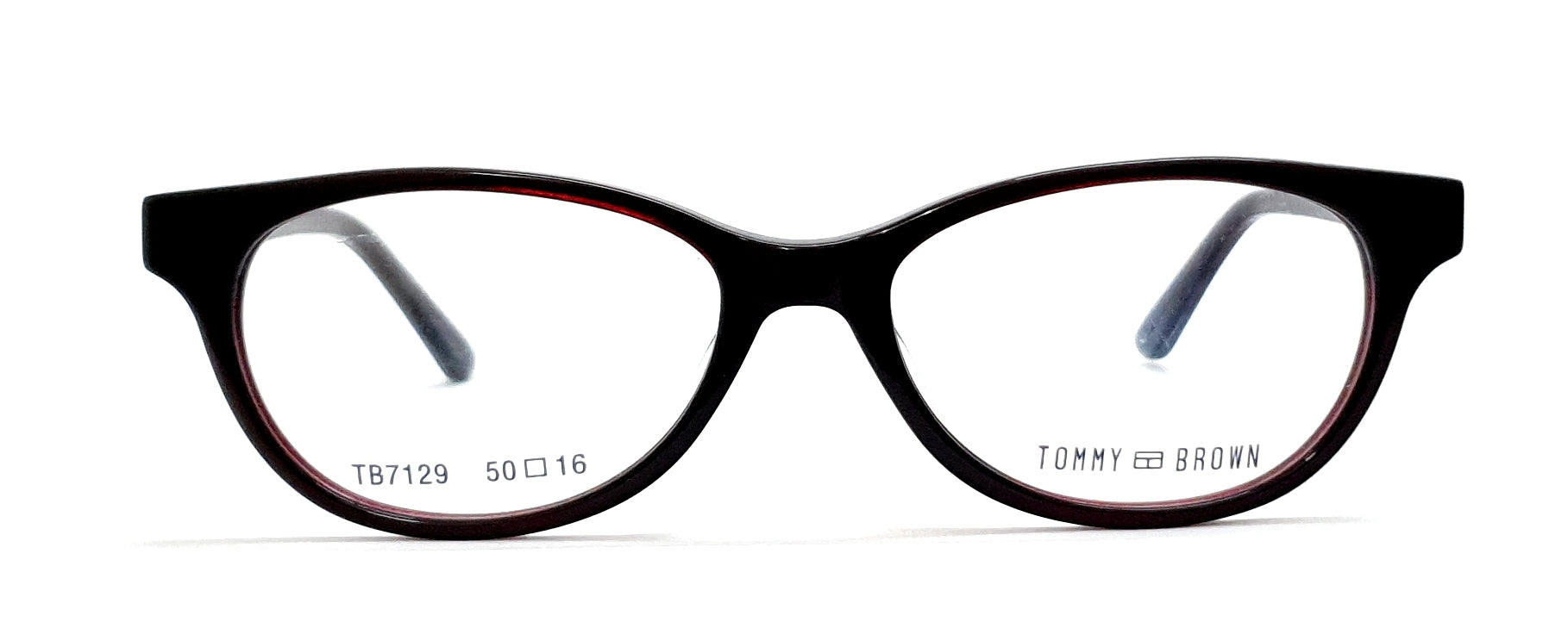 Tommy Brown Fashionable Cateye Spectacle TB7129 Burgundy