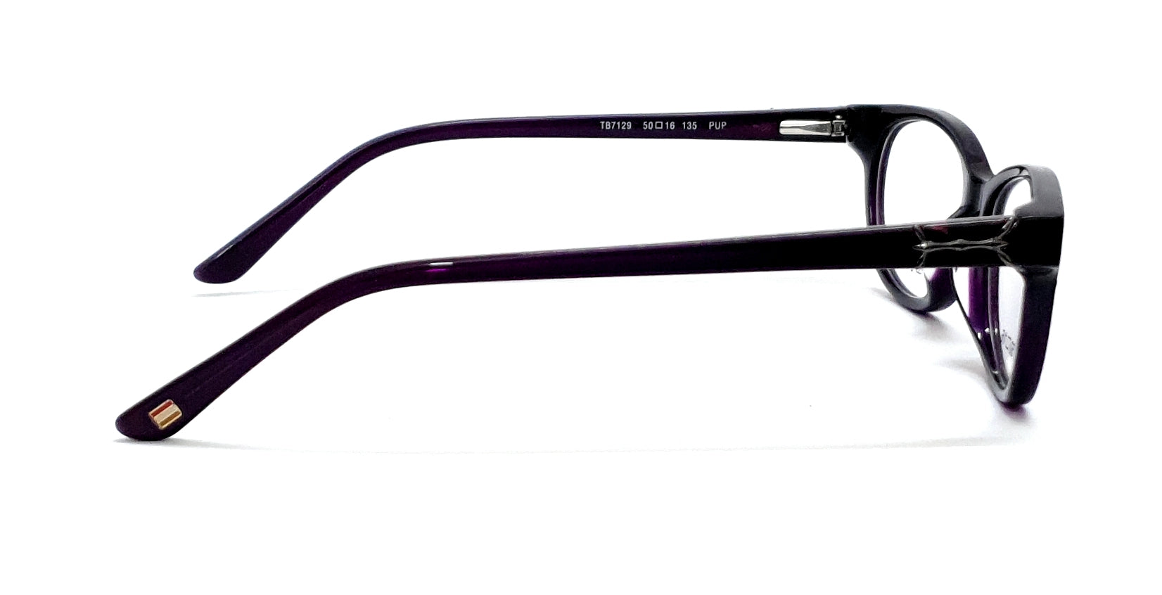 Tommy Brown Fashionable Cateye Spectacle TB7129 Purple Tint