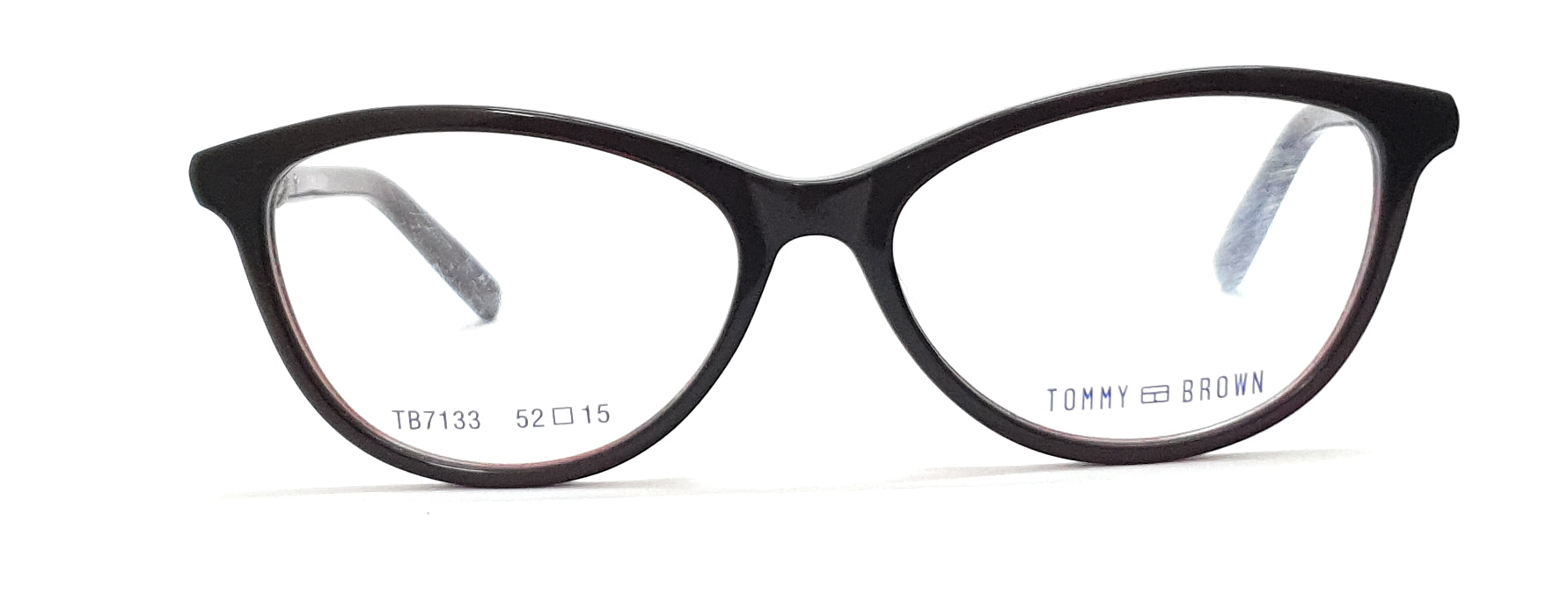 Tommy Brown Fashionable Cateye Spectacle TB7133 Burgundy