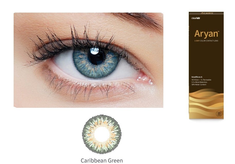 Caribbean Green Contact Lenses