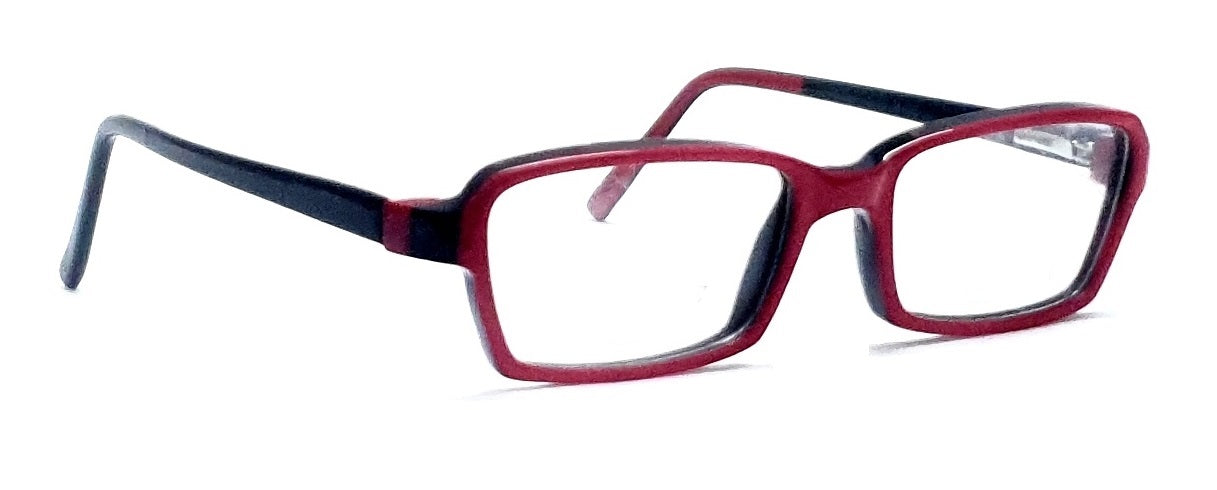 Rio Tinto KIDS Rectangle Eyeglasses Mod-2917 Red-Black Spectacle