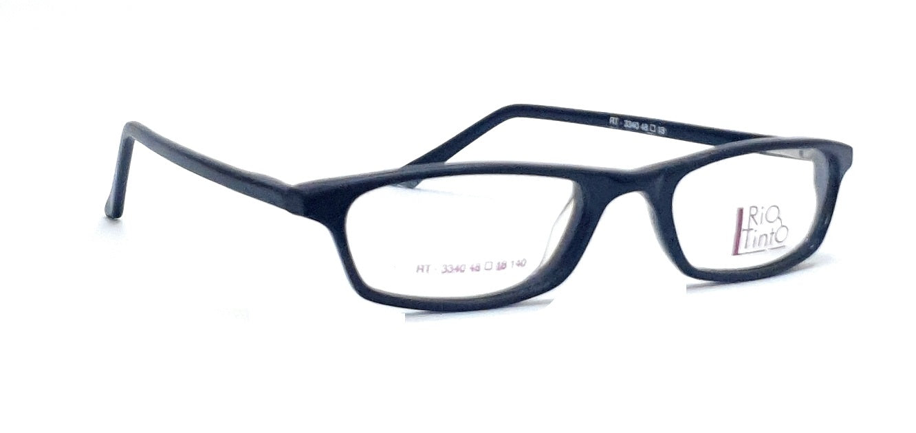 Rio Tinto KIDS Rectangle Eyeglasses RT-3340 Black Spectacle