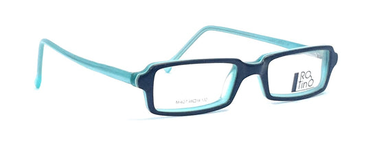 Rio Tinto KIDS Rectangle Eyeglasses M-627 Black-Blue Spectacle