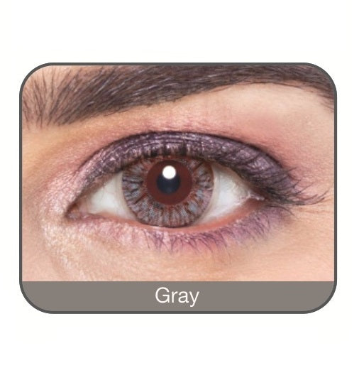 Affaires Color Yearly Contact Lenses One Tone Gray Color  ( 2pcs in Pack )