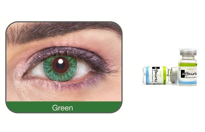 Affaires Green Contact Lenses