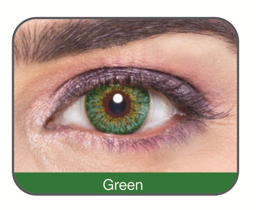 Affaires Color Yearly Contact Lenses Three Tone Green Color  ( 2pcs in Pack )