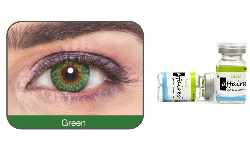 Affaires Green Contact Lenses