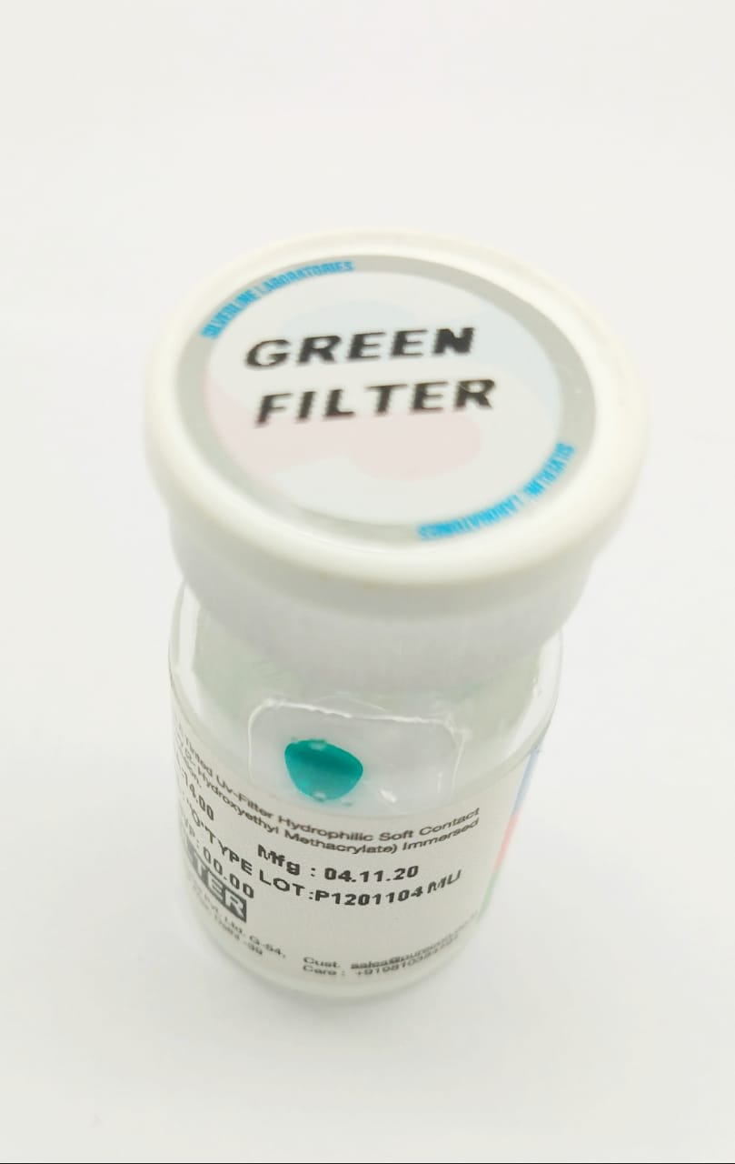 Green Filter X-Chrome Contact Lenses Image