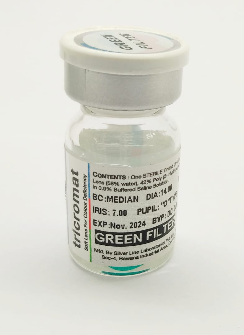Green Filter X- Chrome Silver Line Laboratories for Color Blind
