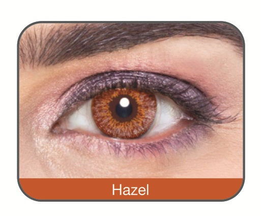 Affaires Color Yearly Contact Lenses Three Tone Hazel Color ( 2pcs in Pack )