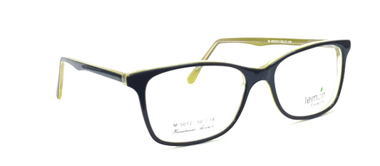 Fashionable Eyeglasses Spectacle M-5012 with Power ANTI-GLARE-Reflective Glasses Black VS-010