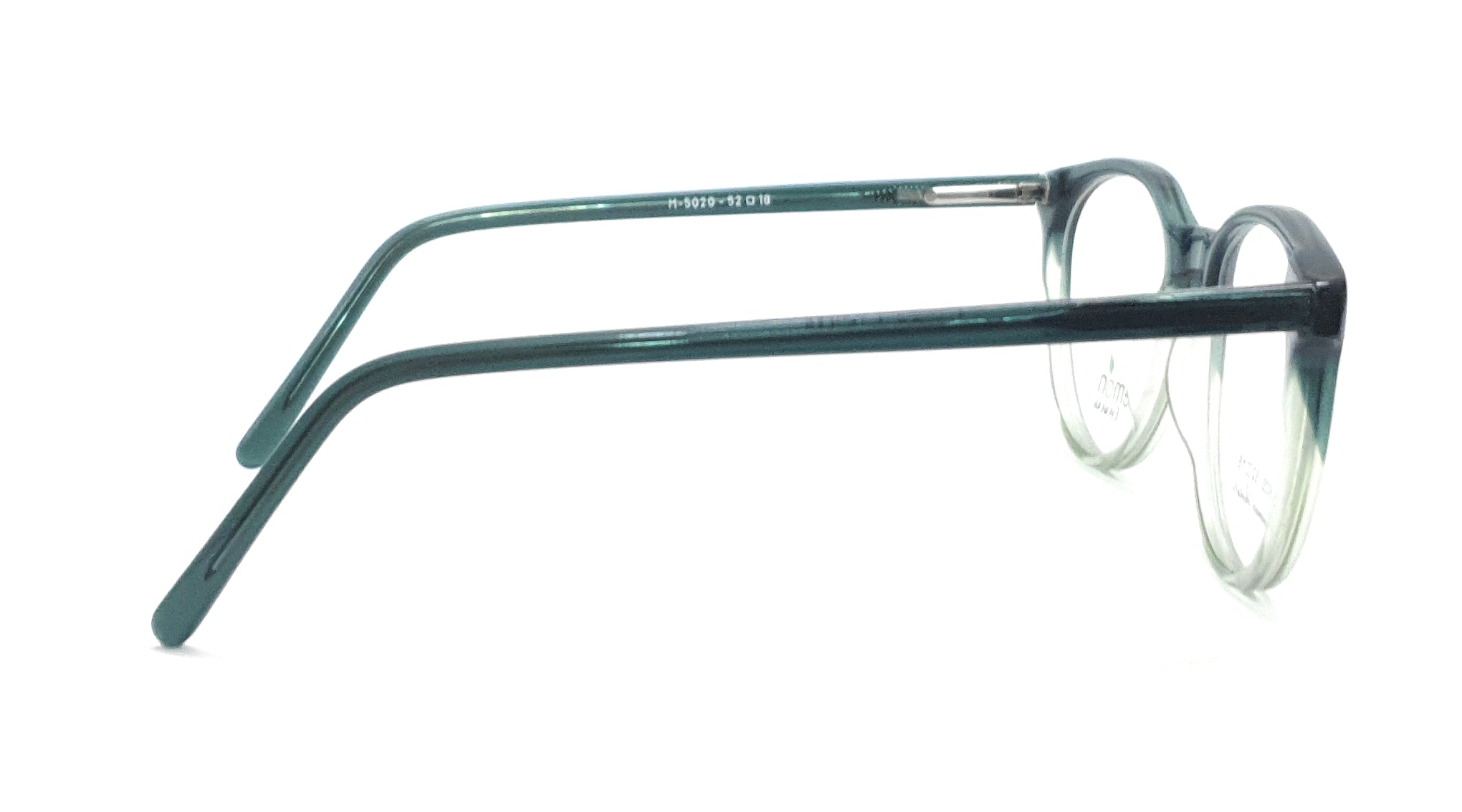 Round Eyeglasses Spectacle M-5020 with Power ANTI-GLARE-Reflective Glasses Gradual Green VS-011