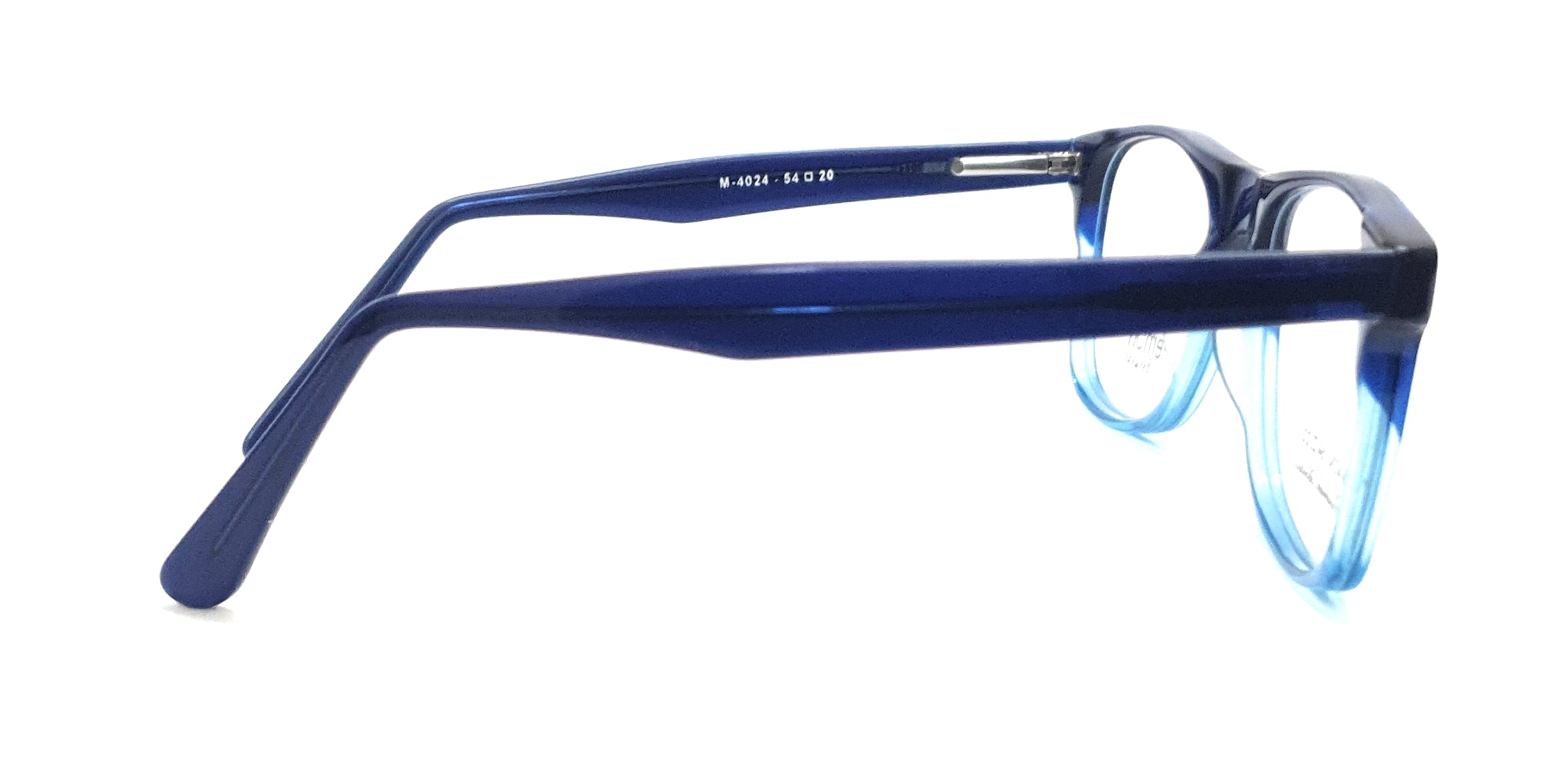 Rectangle Eyeglasses Spectacle M-4025 with Power ANTI-GLARE-Reflective Glasses Gradual blue VS-009