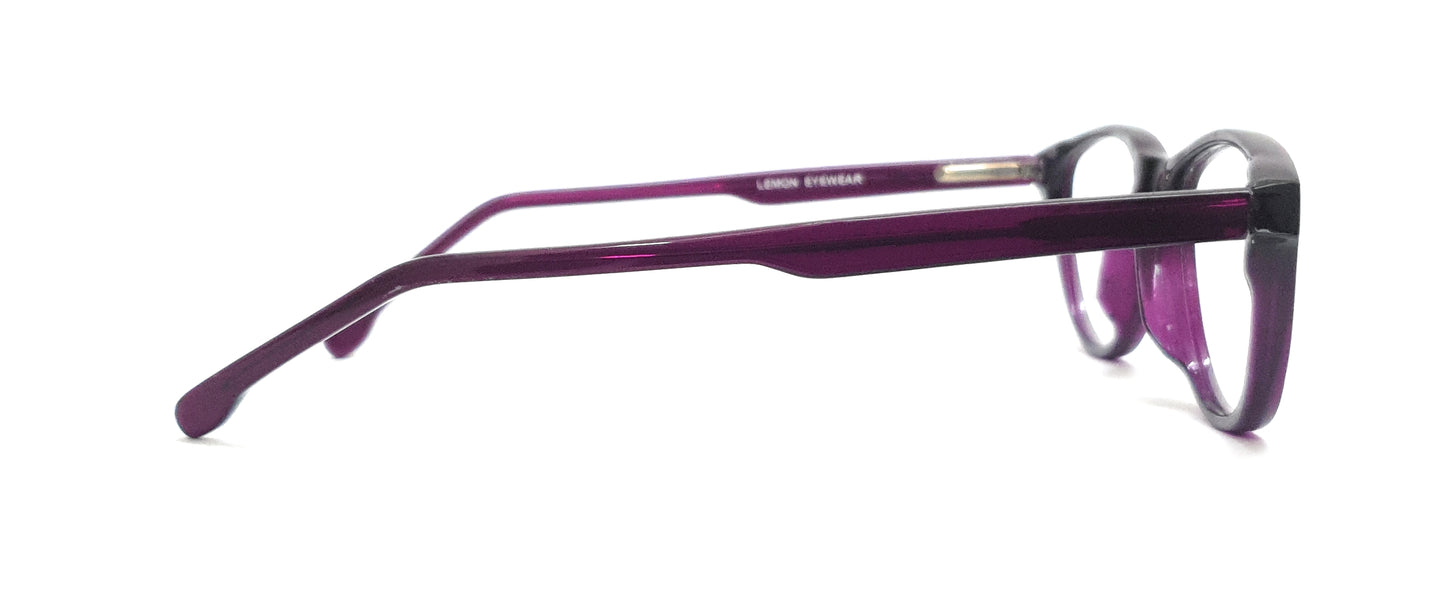 CatEye Eyeglasses Spectacle M-2002 with Power ANTI-GLARE-Reflective Glasses purple VS-001