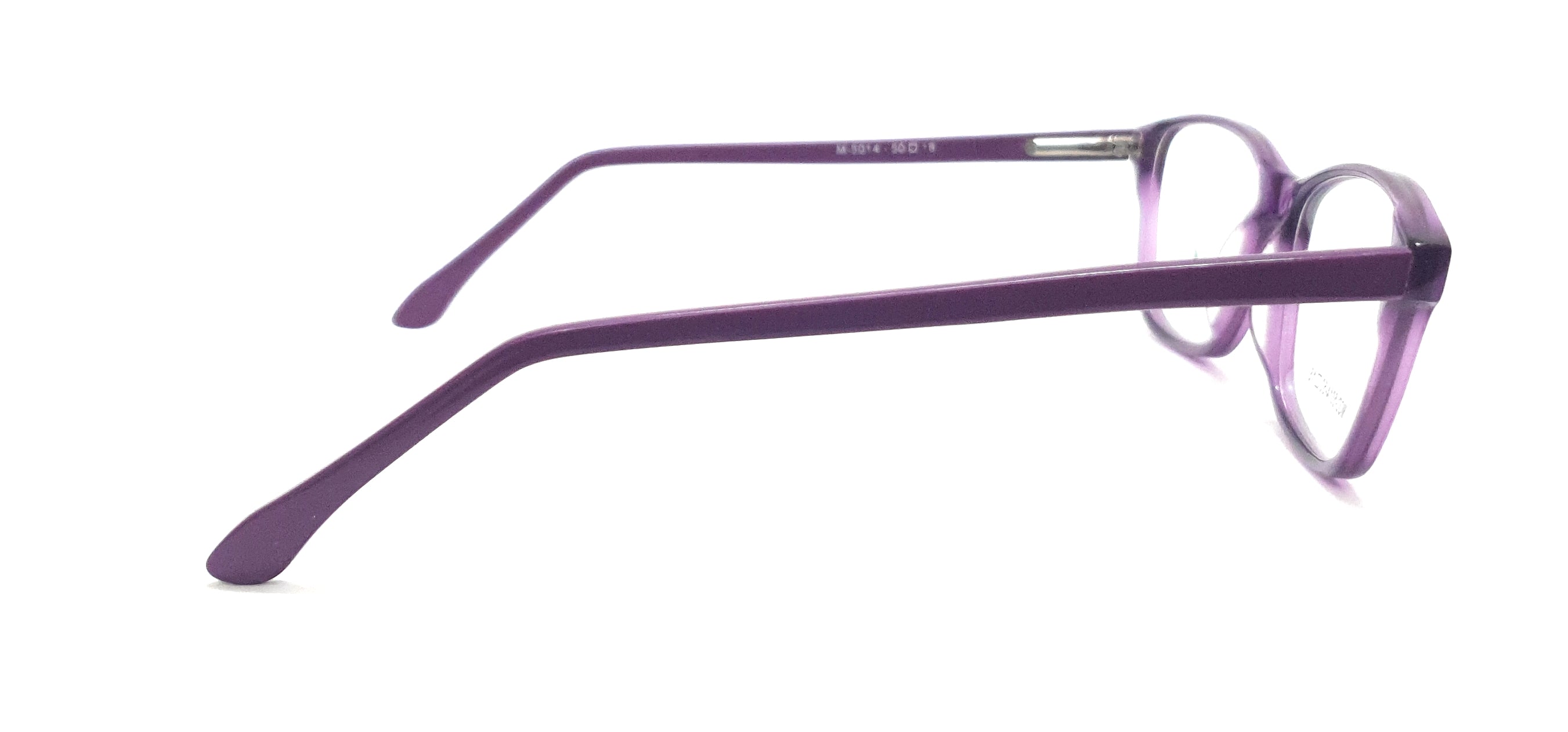 Fashionable Eyeglasses Spectacle MOD-5014 with Power ANTI-GLARE-Reflective Glasses Purple VS-008