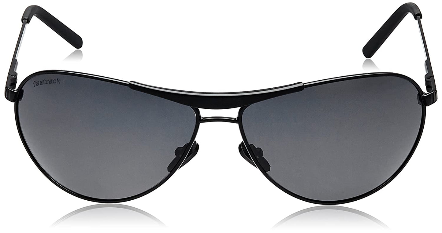 Fastrack Aviator unisex Sunglasses Black Frame M062BK1